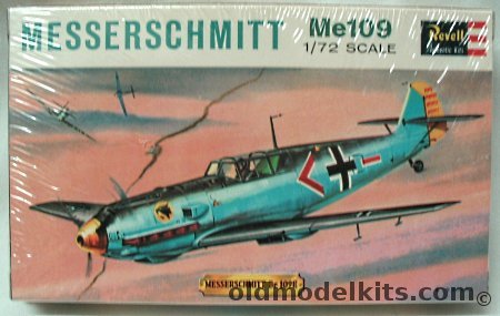 Revell 1/72 Messerschmitt Bf-109E (Me-109), H612-60 plastic model kit